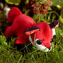 Paisley Fox Tea Party Plushie - Customs Available.