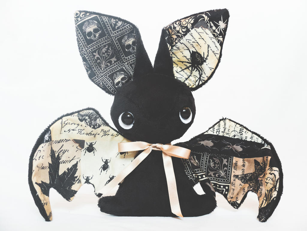 Bat Plushie - Halloween Special - For Sale by tiny-tea-party