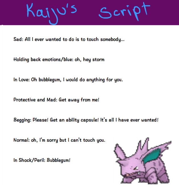 Pikachu Scripts .:Script for Kaiju:. Pokemon series by Domiki-da-chinchilla on DeviantArt