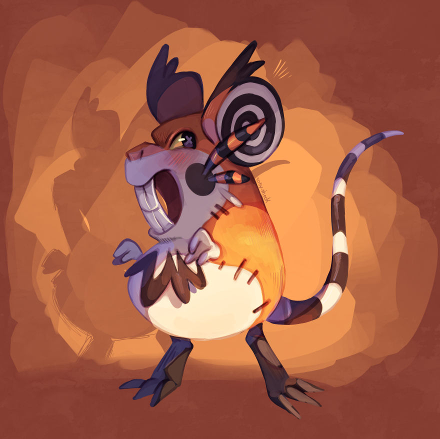 Halloween Raticate by Sony-Shock on DeviantArt