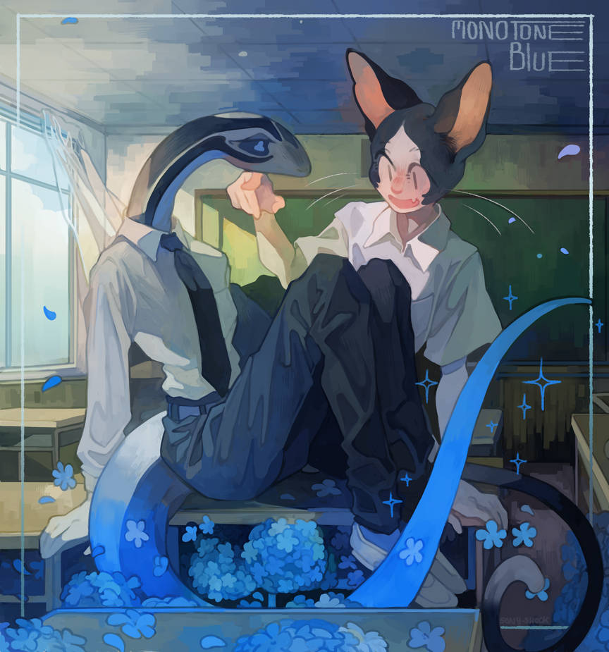 Monotone Core Monotone Blue by Sony-Shock on DeviantArt