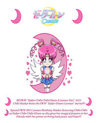 SM Cosmos- Sailor Chibi Chibi 2023 Sticker 