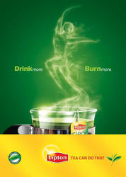 LIPTON GREEN TEA DIET AD