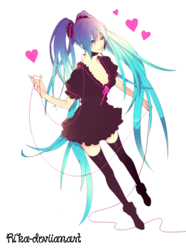 Render Miku - 01 by me by Rika-deviantart on DeviantArt