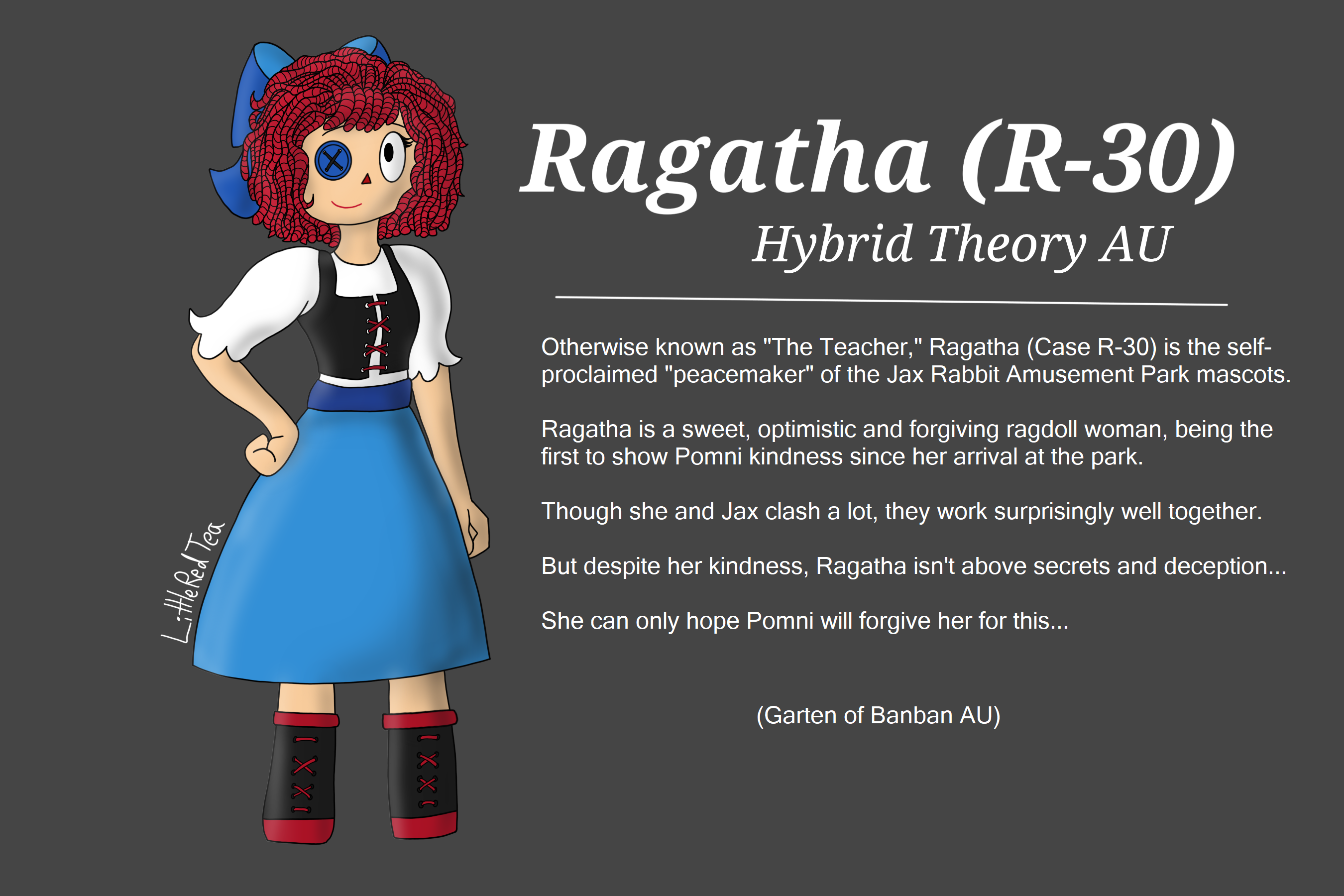 TADC Hybrid Theory AU: Ragatha Ref. by LittleRedTea on DeviantArt