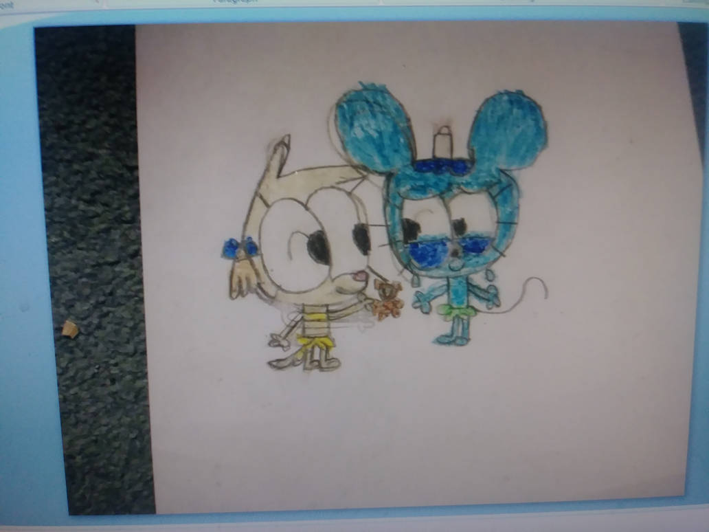 Crumbles cheering up pip (REUPLOADED) by Johngondafan2 on DeviantArt