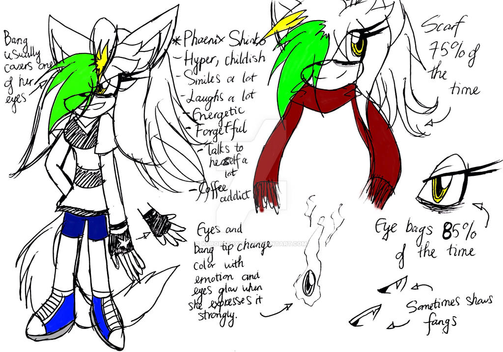 Phoenix Reference Sheet 2016 by KurobaFox1412 on DeviantArt