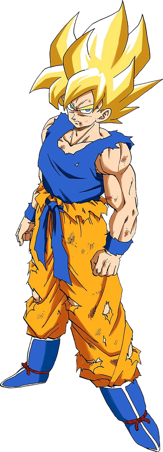 Goku Super Saiyan (Manga) Full Render by Mauri7super on DeviantArt