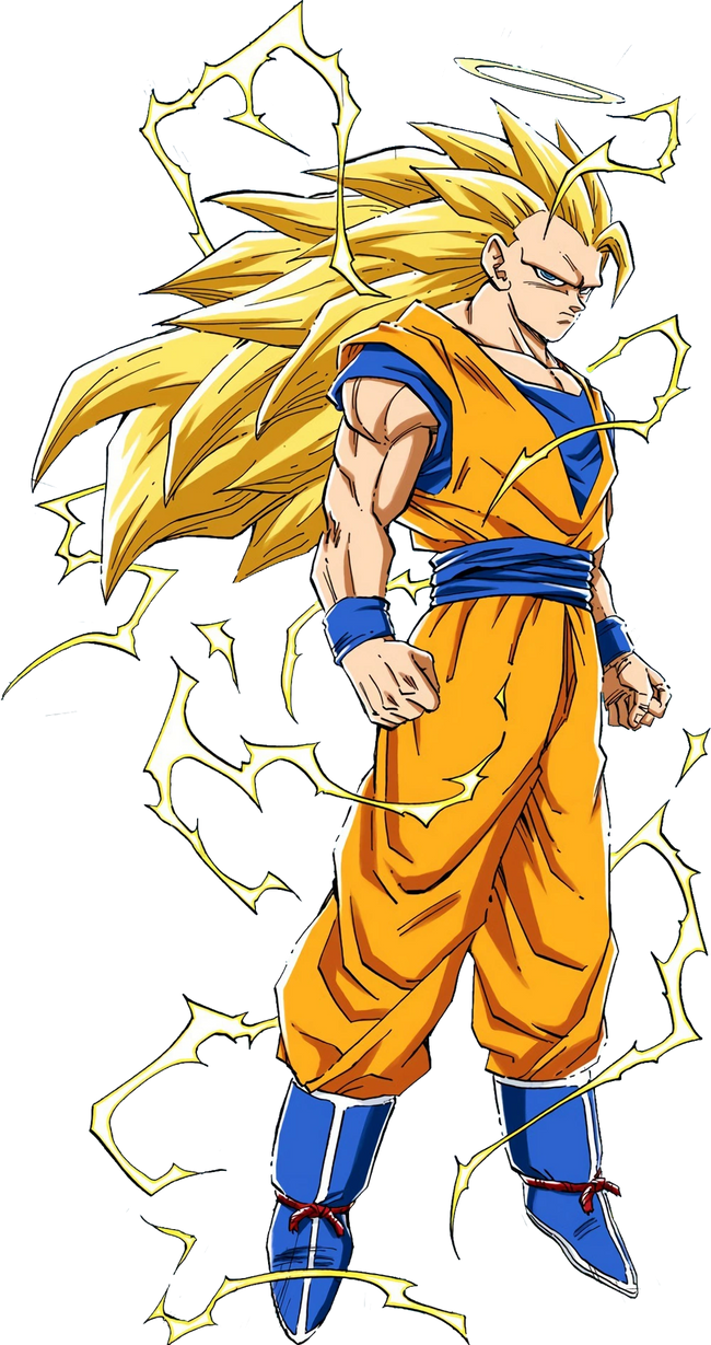 Goku Super Saiyan 3 (Manga) Full Render by Mauri7super on DeviantArt