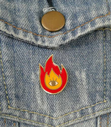 Hard Enamel Lapel Fire pin