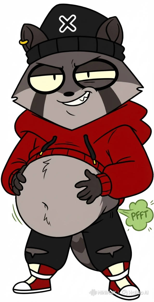 Rocky Rakoon Roxanne Rocky Rakoon Big Belly Edits by FurryLover2018 on DeviantArt