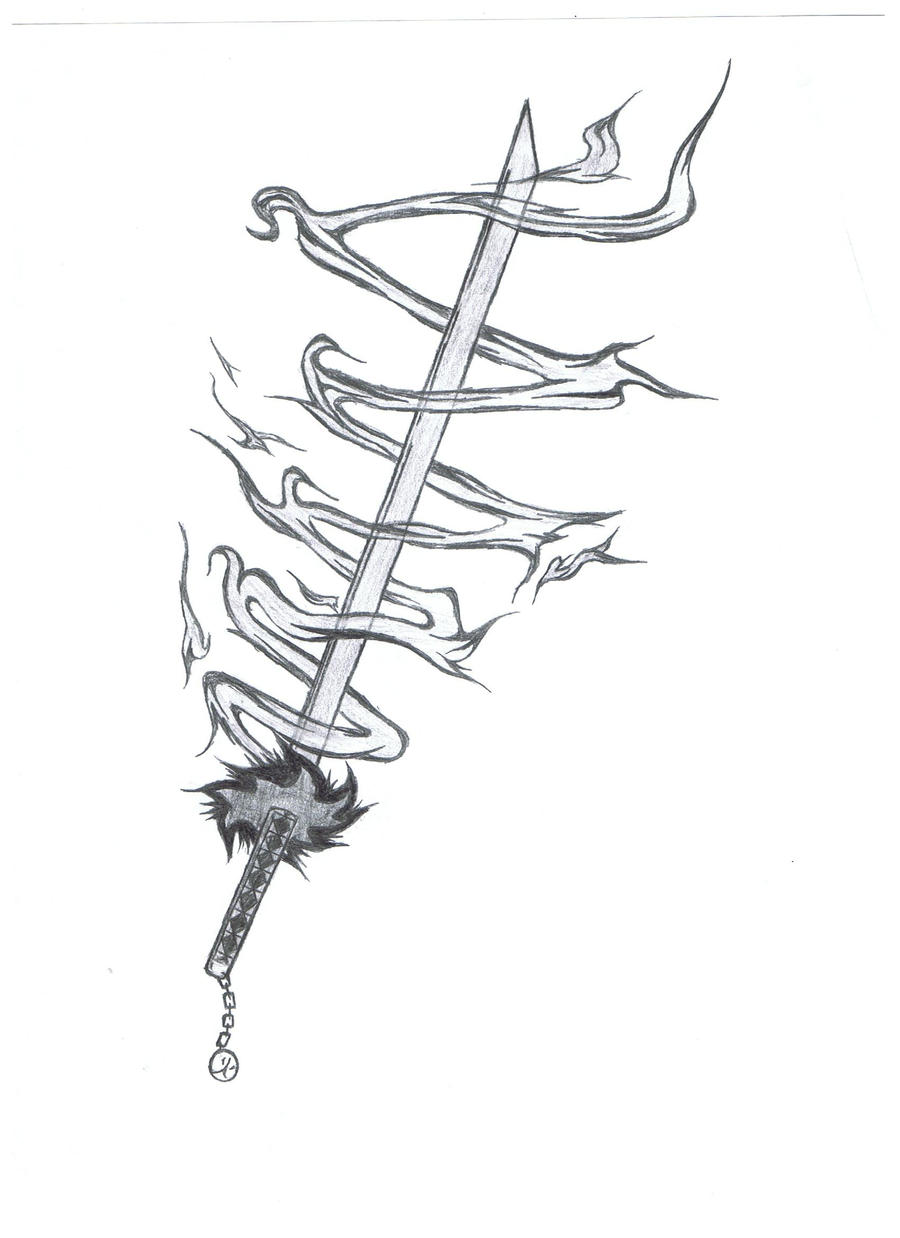 Sword Drawing by TeNsaSpiRal on DeviantArt