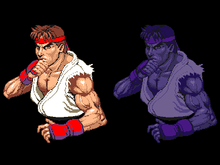 8-bit Ryu by CallMeMrA on DeviantArt