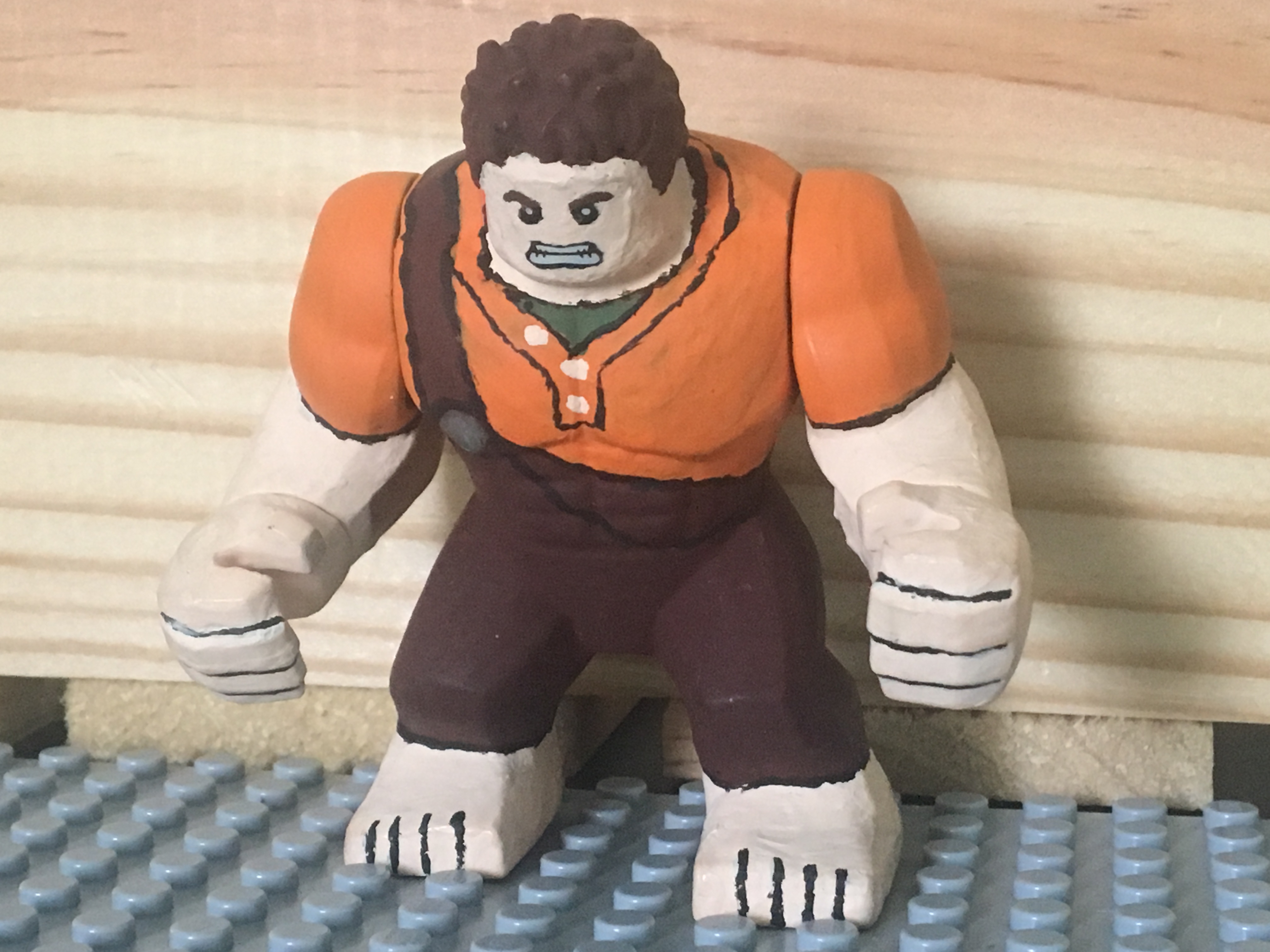 Wreck-It Ralph - Custom LEGO Minifigure by MushroomHedgehog on DeviantArt