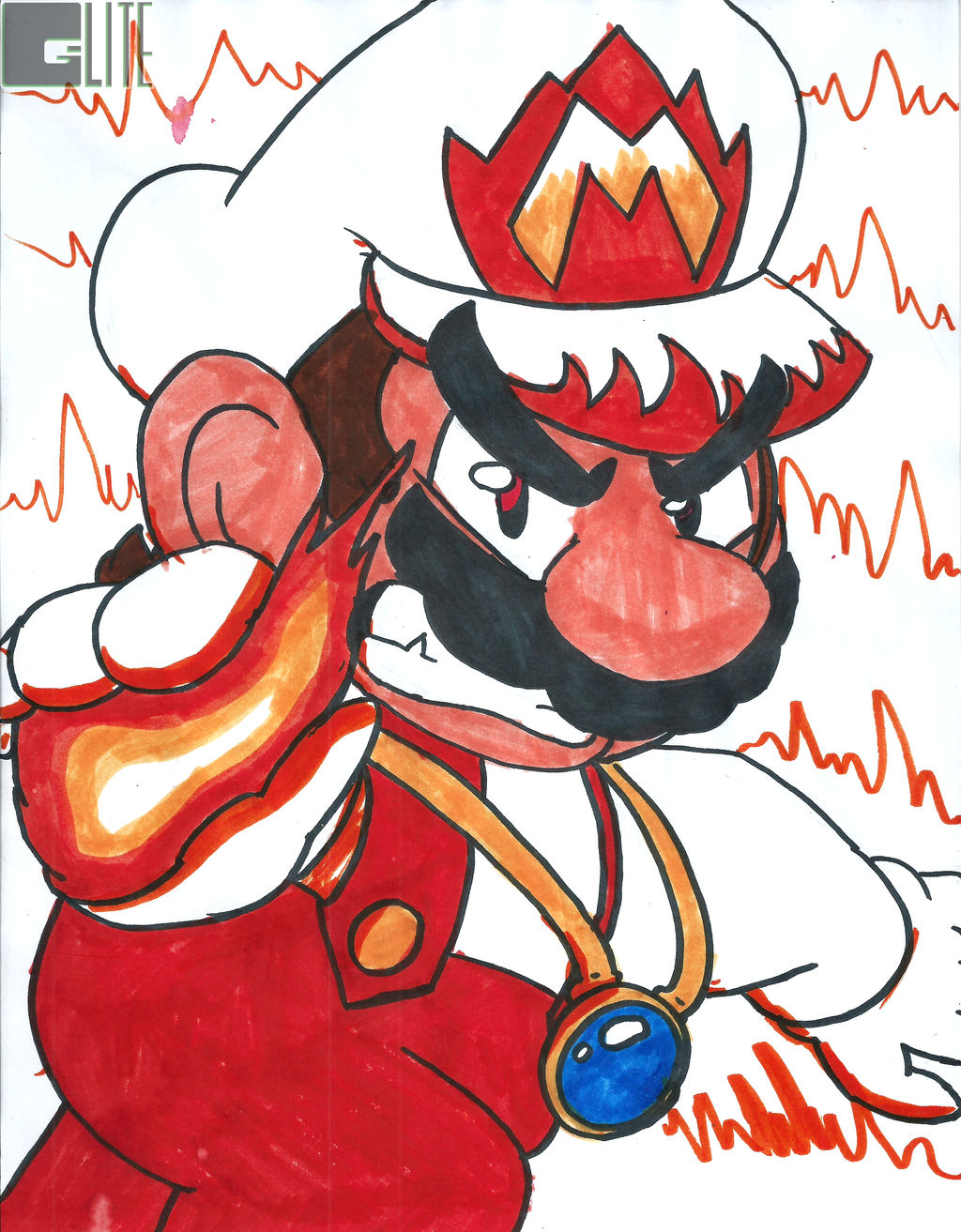 Fire Mario Printable Fire Mario by BWGLite on DeviantArt