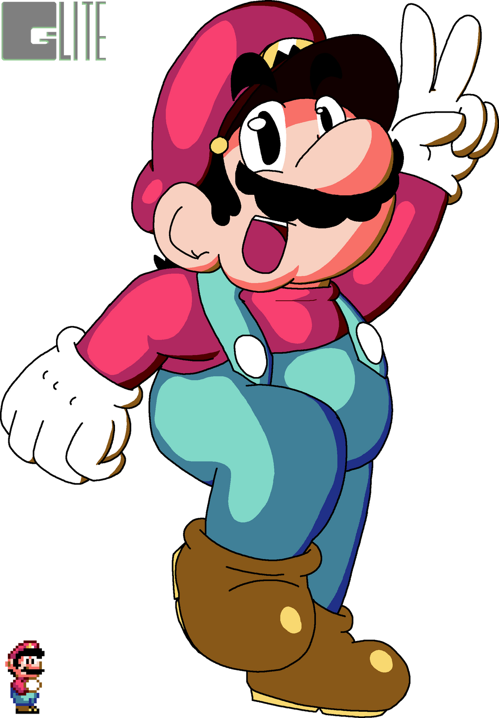 Minecraft Super Mario World Edition Mario by BWGLite on DeviantArt