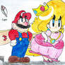 Mario and Peach - Cape