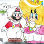 Mario and Peach - Cloud