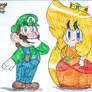 Mario and Peach- Luigi and Daisy Outfits