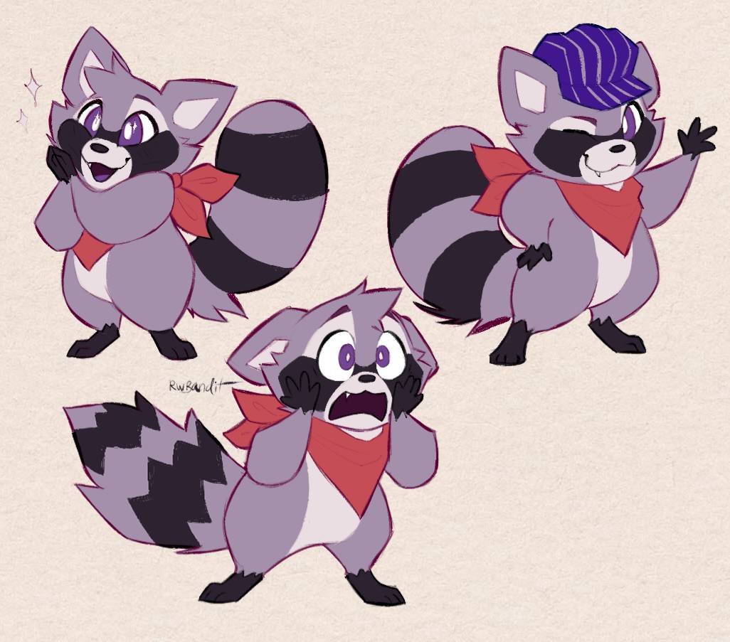 Rambley raccoon by RWBandit on DeviantArt