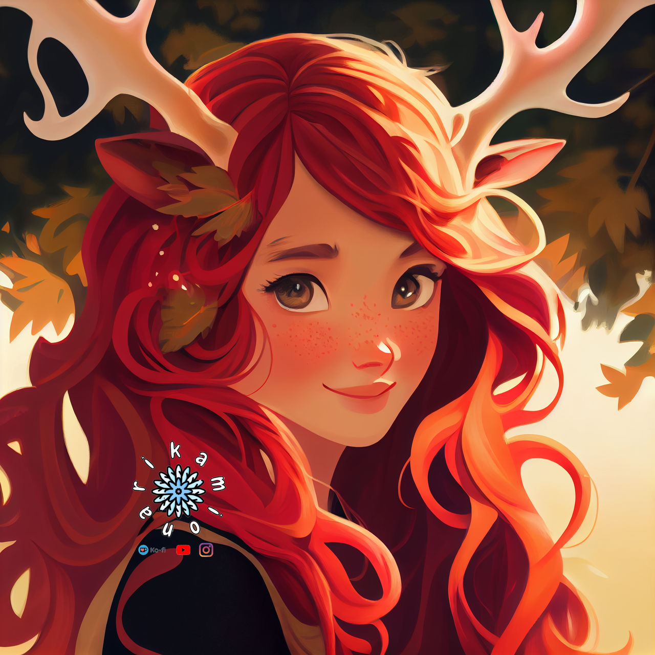 Deer Girl By Kamionari On DeviantArt deer-girl-by-kamionari-on-deviantart