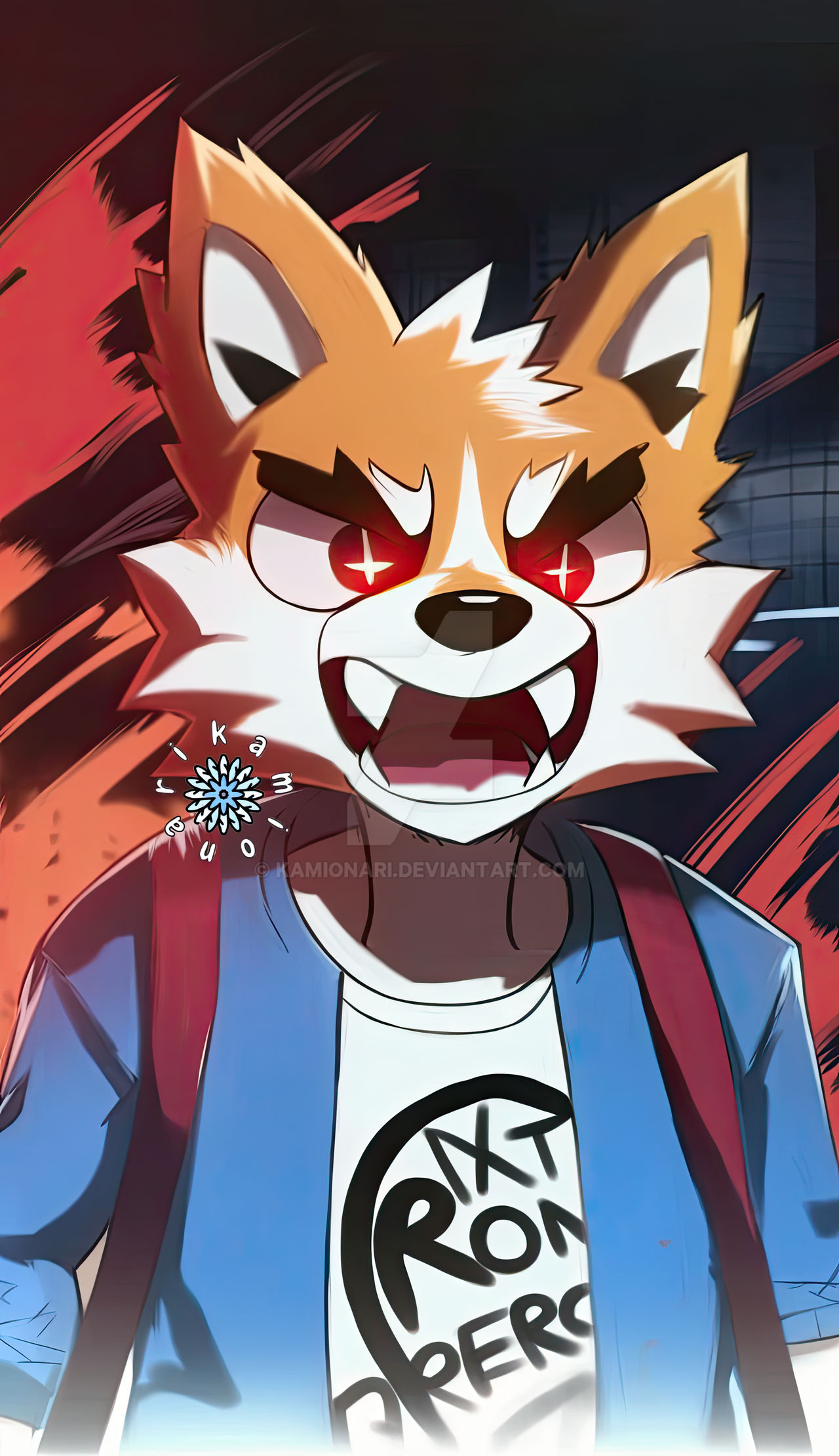 Aggretsuko Crossover Rage Aggretsuko by kamionari on DeviantArt