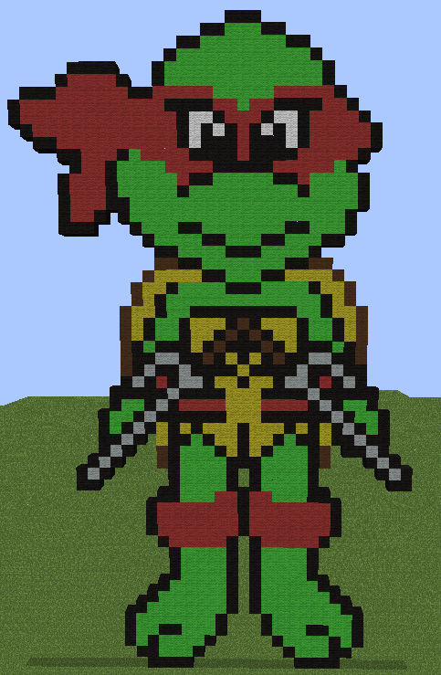 Minecraft Raphael Adolini Minecraft - Raphael (TMNT) by Unstable-Life on DeviantArt