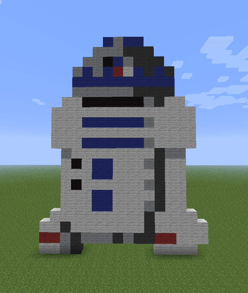 Mini R2 D2 Minecraft Minecraft - R2D2 by Unstable-Life on DeviantArt