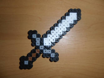 Perler Bead  - Minecraft Sword