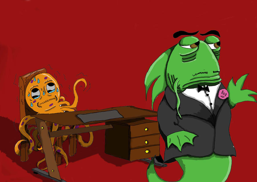 Paul the octopus meets the cod by donvitoyo on DeviantArt