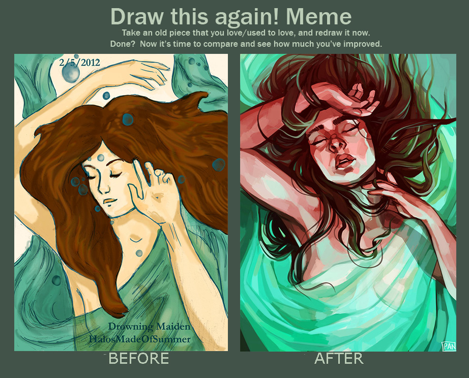 Draw This Again: Drowning Maiden