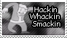 Hackin Whackin Smackin Stamp