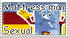 Mattress Man Sexual Stamp