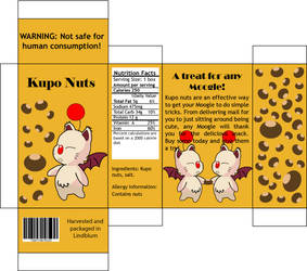 Kupo Nuts box design.