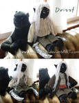 Drizzt Do'Urden Plushie by keelerleah