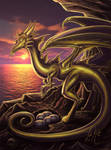 Golden Dragon of Wishes by keelerleah