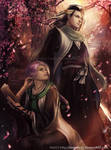 Bleach - Byakuya Kuchiki and TeShiera by keelerleah