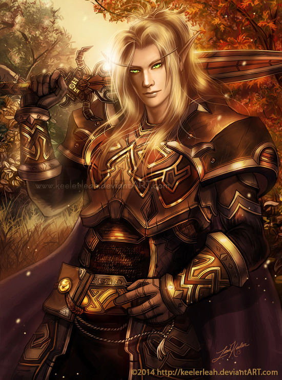 Blood Elf Ready for Battle by keelerleah on DeviantArt