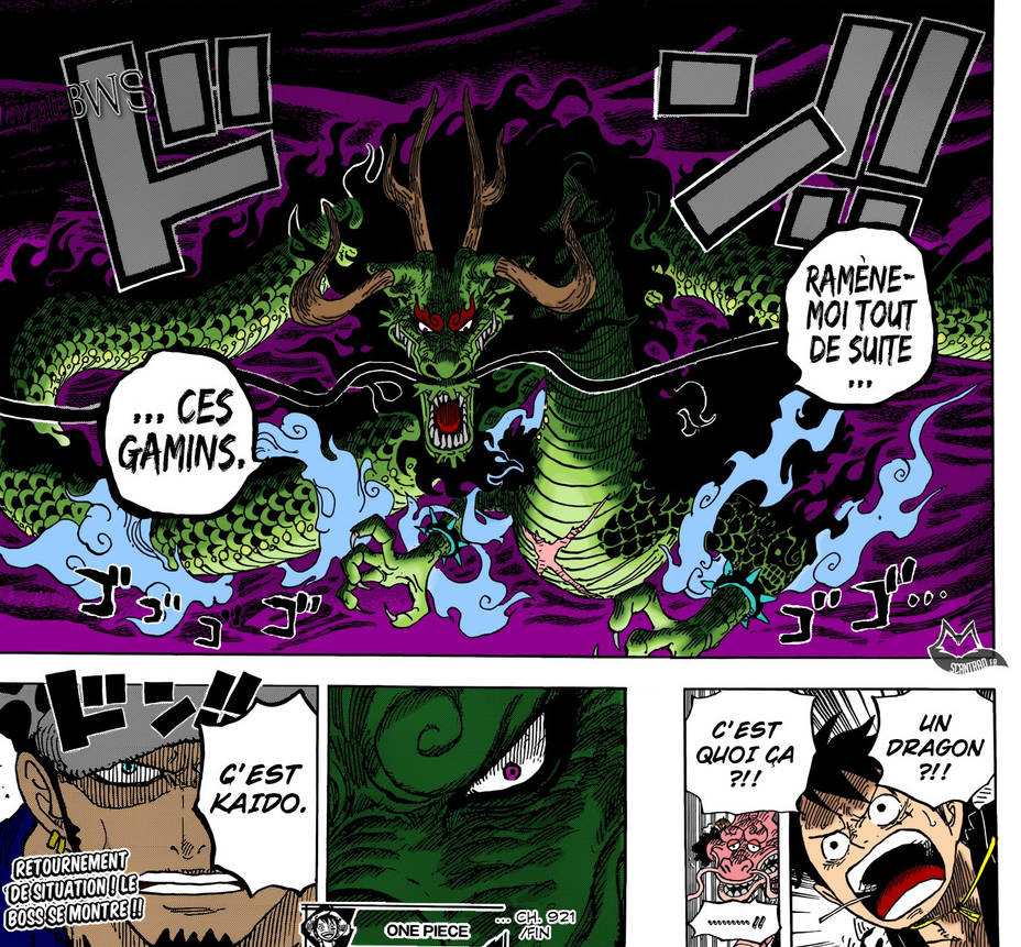 One Piece Kaido Appears With His True Form By Newgatebws On Deviantart