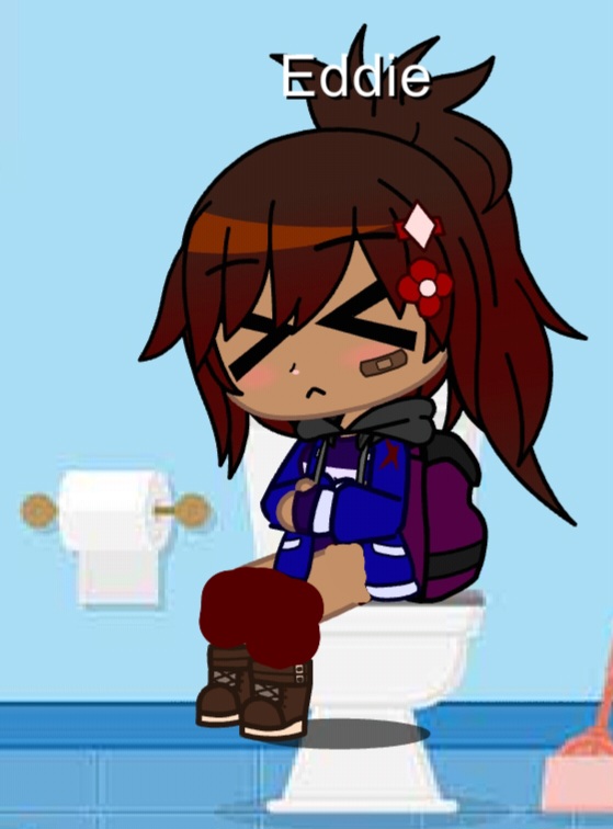 Eddie is constipated toilet by cluis456 on DeviantArt
