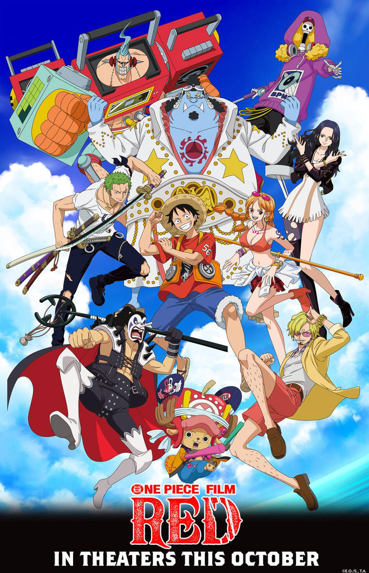 As roupas de cada Mugiwara em One Piece Film Red - Geekdama