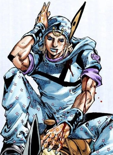 Anime Jojo's Bizarre Adventure Johnny Joestar Suit Cosplay