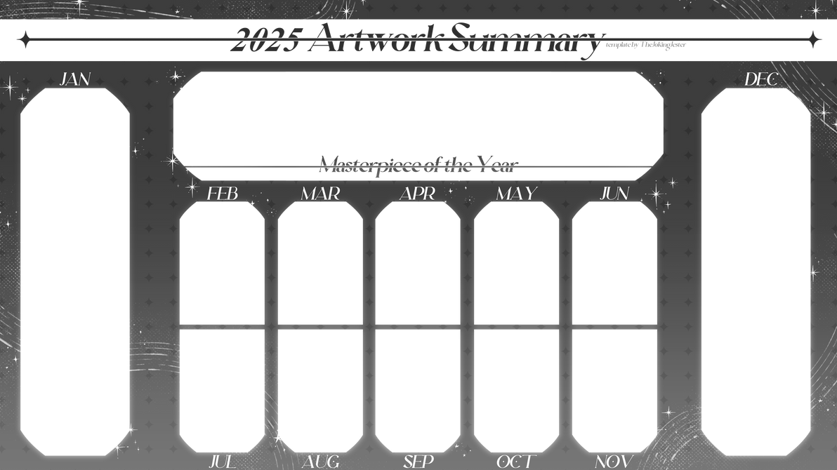 2025 Summary of Art Template by TheJokingJester on DeviantArt