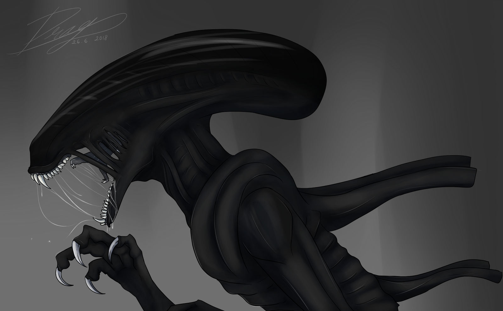 Alienoid Deviantart Alien by Dragonight2002 on DeviantArt