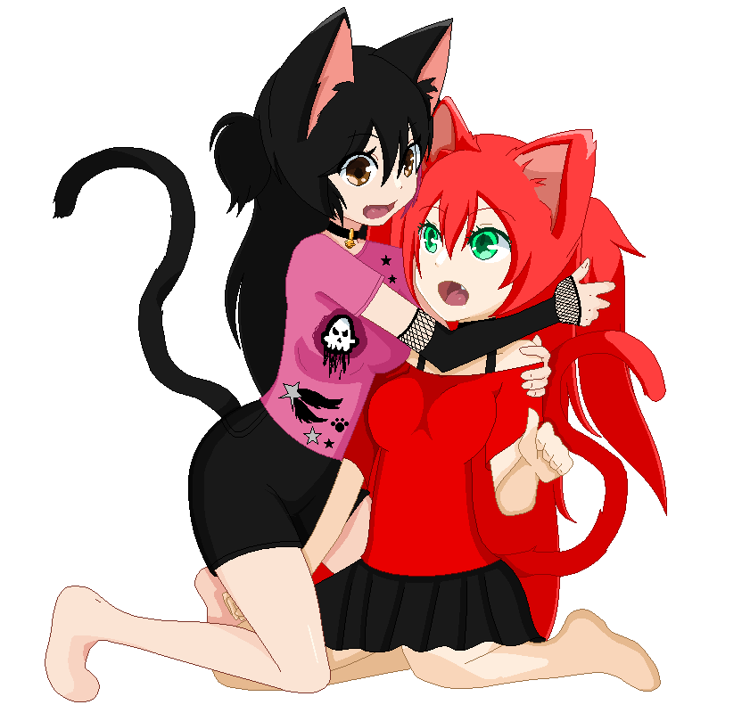 Kamine and Candy (nekomimi)