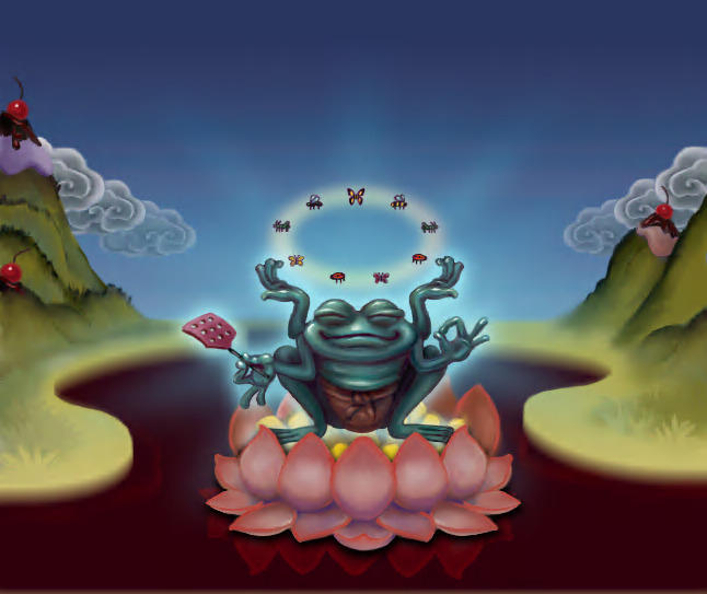 Peggle: Zen Frog by Null6678 on DeviantArt