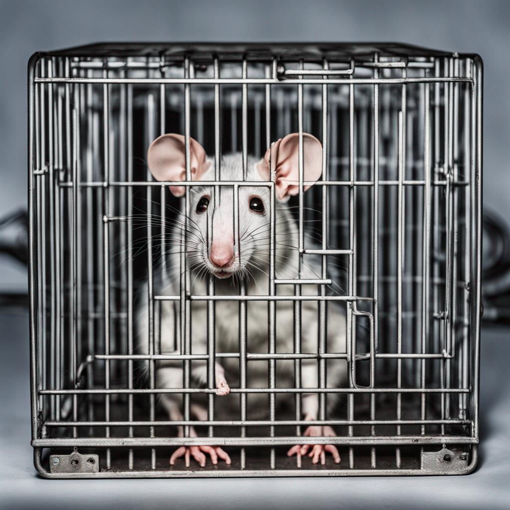 Lab Rat Deviantart Metal lab rat in a cage by nickhubbell on DeviantArt