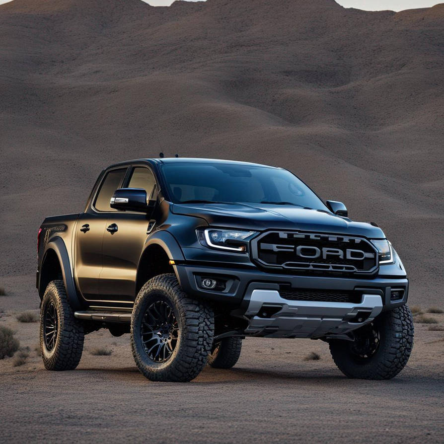 Black 2024 ford ranger raptor by nickhubbell on DeviantArt