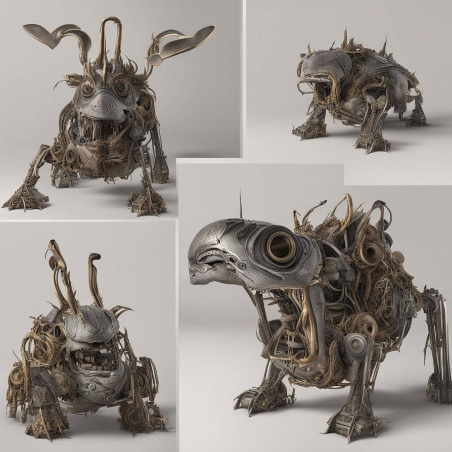 These Goofy Metal Beasts By Nickhubbell On DeviantArt these-goofy-metal-beasts-by-nickhubbell-on-deviantart
