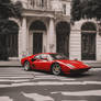 Dream me up a red ferrari